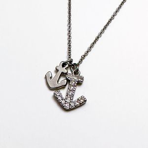 American Eagle Outfitters Anchor Pendant Necklace